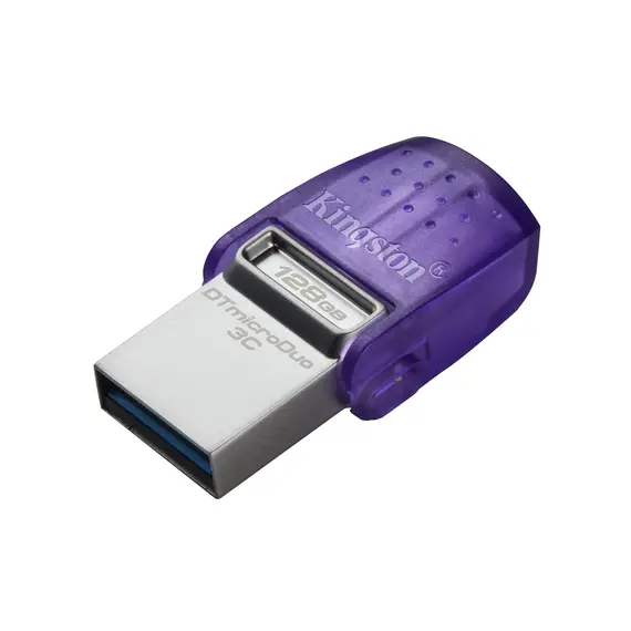 Kingston DataTraveler microDuo 3C 128GB - Pen USB Dual USB-A e USB-C com Alta Velocidade