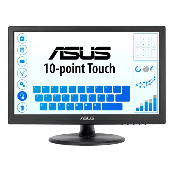 Monitor ASUS VT168HR 15,6'' Táctil com HDMI, Flicker Free, Low Blue Light e Montagem na Parede | bluepixel.pt