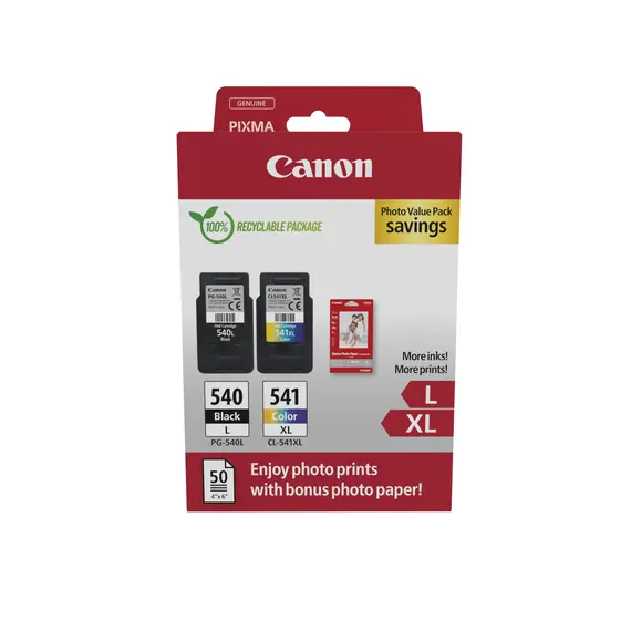 Cartucho de Tinta CANON PG-540L/CL-541XL | Alta Qualidade e Rendimento | BluePixel.pt
