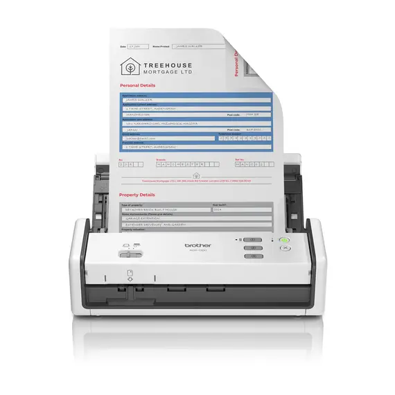 Scanner de Documentos BROTHER ADS-1300 - Digitalização Rápida e Eficiente para Escritórios
