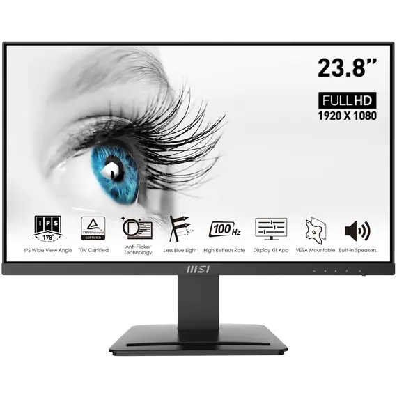 Monitor MSI PRO MP243X 23.8'' IPS Full HD com HDMI e DisplayPort | Loja BluePixel Portugal