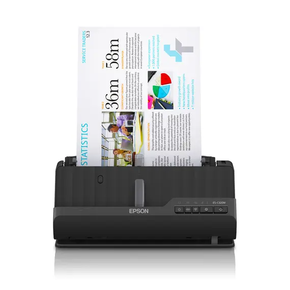 Epson WorkForce ES-C320W Scanner 30ppm - Digitalização Rápida e Sem Fios | bluepixel.pt