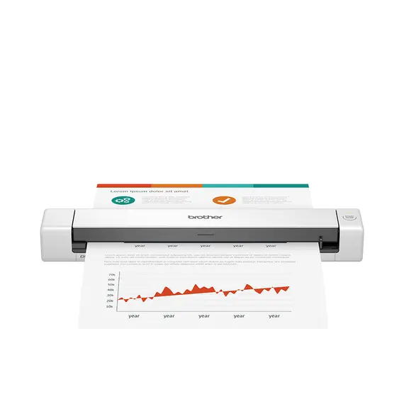 Brother Mobile Scanner DS-640 A4 - Scanner portátil de alta velocidade para digitalização eficiente