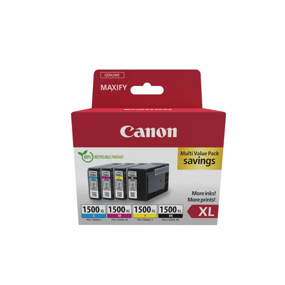 Cartucho de Tinta CANON PGI-1500XL XL Preto e Cores Múltiplas | BluePixel.pt