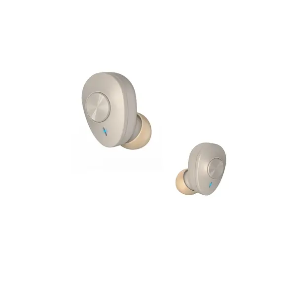 HAMA FREEDOM BUDDY Bluetooth True Wireless Earphones Bege - Som de Qualidade e Liberdade