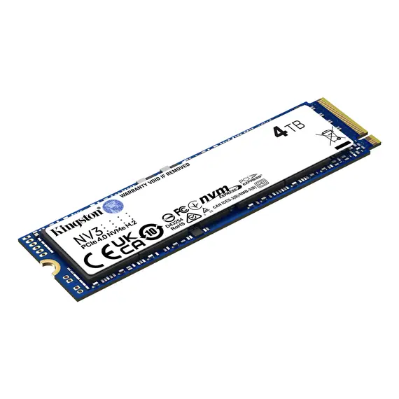 Kingston 4TB NV3 M.2 2280 NVMe SSD - Alta Performance para o Seu Computador | bluepixel.pt