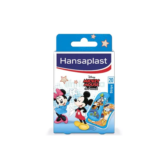 Pensos Rápidos HANSAPLAST Junior Mickey 20un - Proteção eficaz para crianças na loja BluePixel