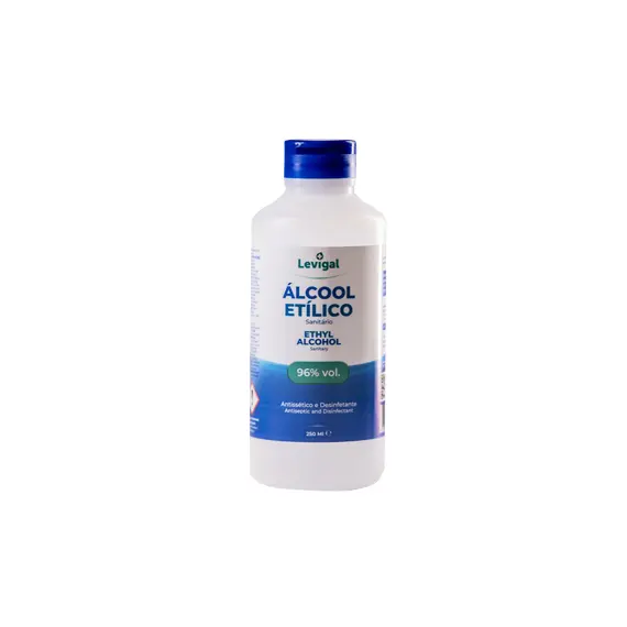Álcool Etílico 96% 250ml - Desinfecção e Limpeza | bluepixel.pt