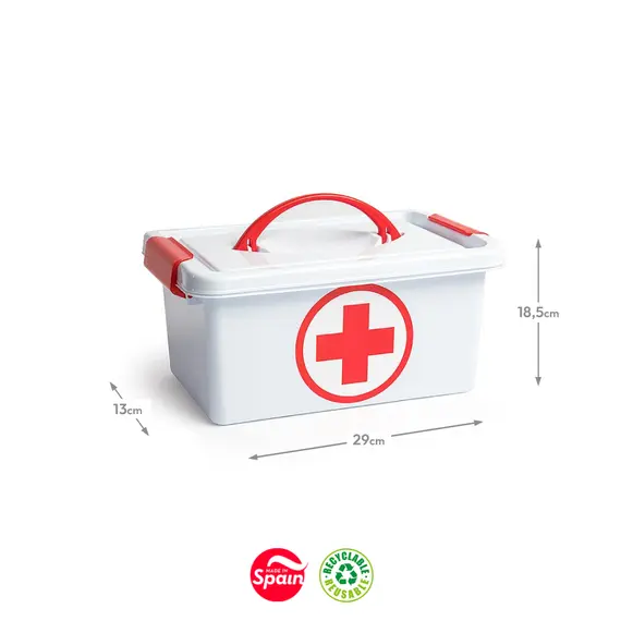 Caixa Vazia Primeiros Socorros 4L PF | Equipamento de Emergência de Qualidade