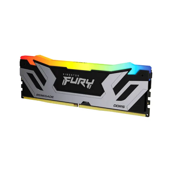 Memória Kingston Fury Renegade RGB DDR5 24GB 8400MT/s CUDIMM Silver | Loja BluePixel