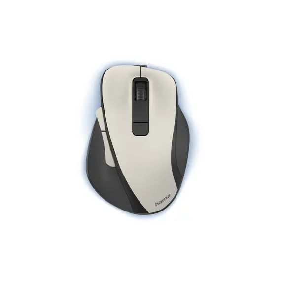 HAMA MW-500 V2 Wireless Rato Sem Fios com 6 Botões, USB-C, Cor Creme - Loja BluePixel