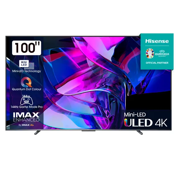 Hisense 100U7KQ TV 100 polegadas UHD LED com HDMI e USB | Loja BluePixel