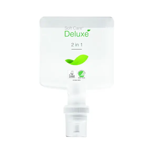 Gel de Banho e Champô Soft Care Lux 2em1 1,3L - DIVERSEY | Higiene Suave e Eficaz