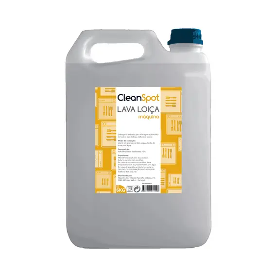Detergente Máquina Loiça Líquido Cleanspot 5L | Limpeza Profissional e Eficaz