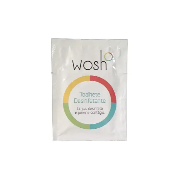 Toalhetes Desinfetantes WOSH 500un - Higiene Rápida e Eficaz para Mãos e Equipamentos