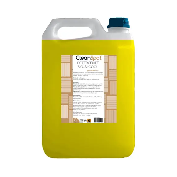 Detergente Bio-Álcool CleanSpot Pavimentos 5L | Limpeza Ecológica e Eficaz