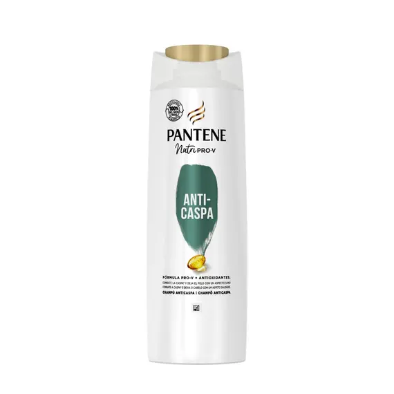 Champô Pantene Anti-Caspa 385ml | Combate Caspa e Fortalece o Cabelo - BluePixel.pt
