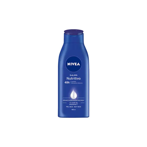 Creme Corporal Nivea Body Milk Nutritivo 400ml | Hidratação Profunda e Nutrição para a Sua Pele