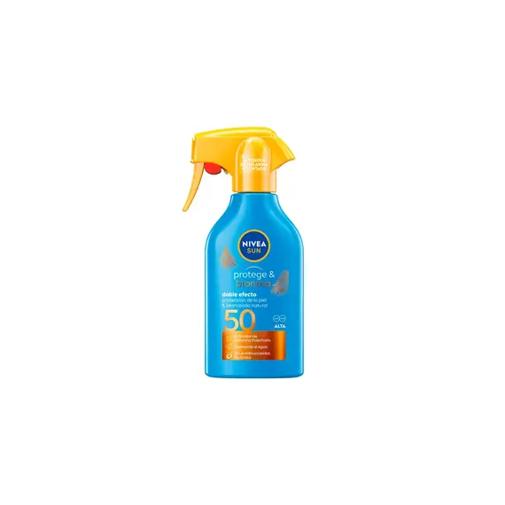 Protetor Solar SPF50 NIVEA Sun Protege Bronzeia Spray 270ml | Proteção Solar de Alta Qualidade