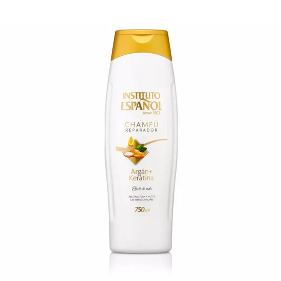 Champô Instituto Español Reparador Argán + Queratina 750ml | Cuidado Capilar de Qualidade