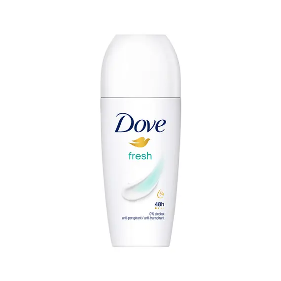 Desodorizante Roll-On Dove Fresh 50ml | Proteção e Frescura Duradoura | bluepixel.pt