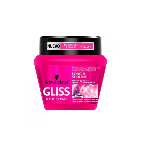 Máscara Capilar Gliss Long Sublime Schwarzkopf 300 ml | Cuidado Profundo para Cabelos Longos