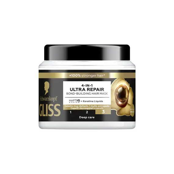 Máscara de Cabelo Schwarzkopf Gliss Ultra Repair 400ml | Cuidados Capilares de Qualidade