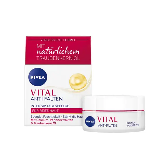 Creme Facial Nivea Vital Ativa Dia 50ml - Hidratação e Proteção Diária | bluepixel.pt