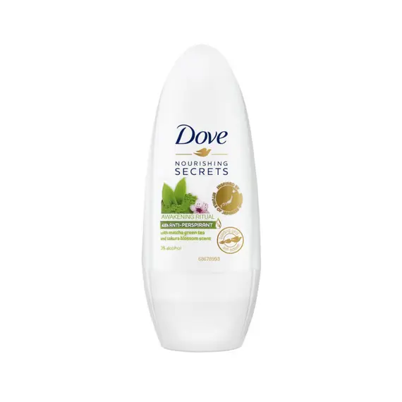 Desodorizante Roll-On Dove Chá Verde Matcha 50ml | Proteção e Frescura Duradoura