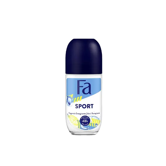 Desodorizante Roll-On FA On Men Sport 50ml - Proteção eficaz e frescura duradoura para homens ativos