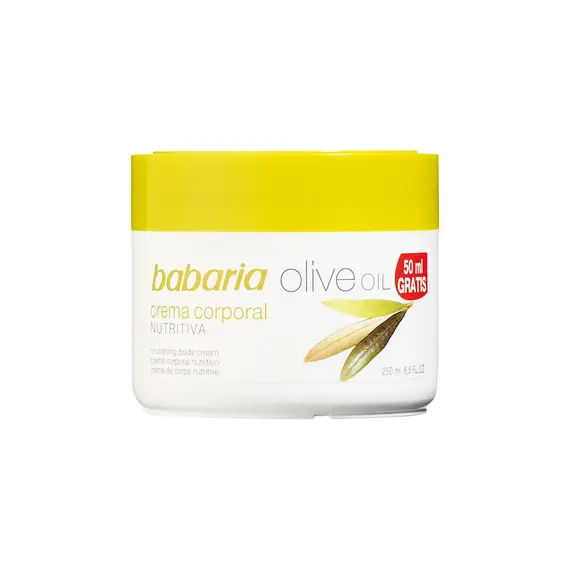 Creme Corporal Babaria Oliva 250ml - Hidratação e Nutrição para a Sua Pele | BluePixel.pt