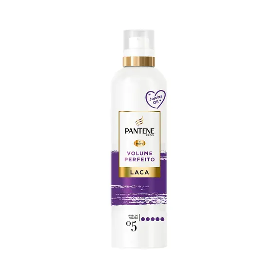 Laca Cabelo Pantene Volume Perfeito 250ml | Fixação Forte e Volume Duradouro