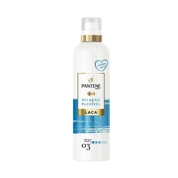 Laca Cabelo Pantene Fix Flexível 250ml | Fixação leve e natural para um penteado perfeito