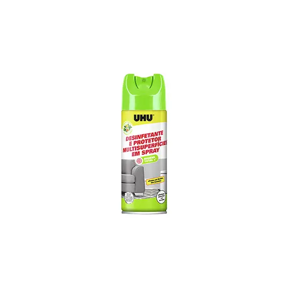 Desinfetante e Protetor Multisuperfícies Spray UHU 300ml | Limpeza e Proteção Eficazes