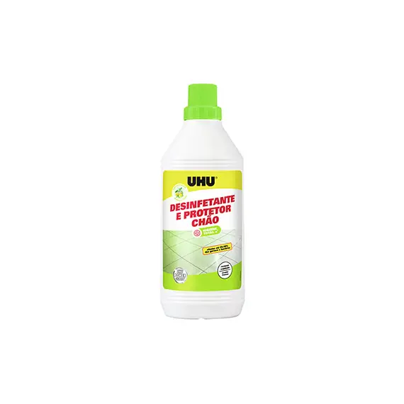 Detergente Desinfetante e Protetor de Chão UHU 900ml - Limpeza e Proteção de Pisos