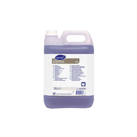 Secante Máquina Loiça Neutro Suma Rinse A5 5L | Diversey | Limpeza Profissional