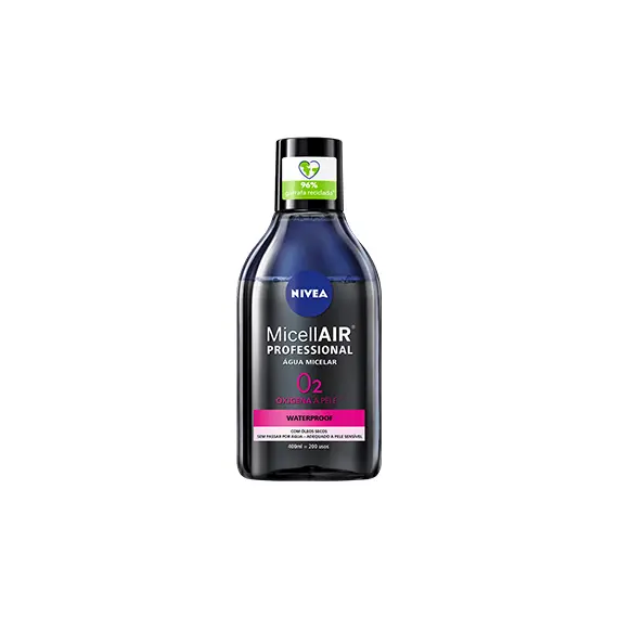 Água Micelar Nivea Bifacil 400ml | Limpeza Facial Suave e Eficaz na bluepixel.pt