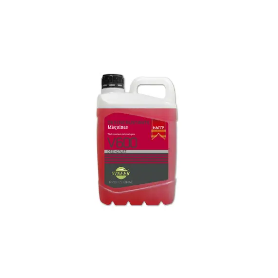 Desincrustante Máquina Loiça Vinfer HACCP V600 5L | Limpeza Profissional
