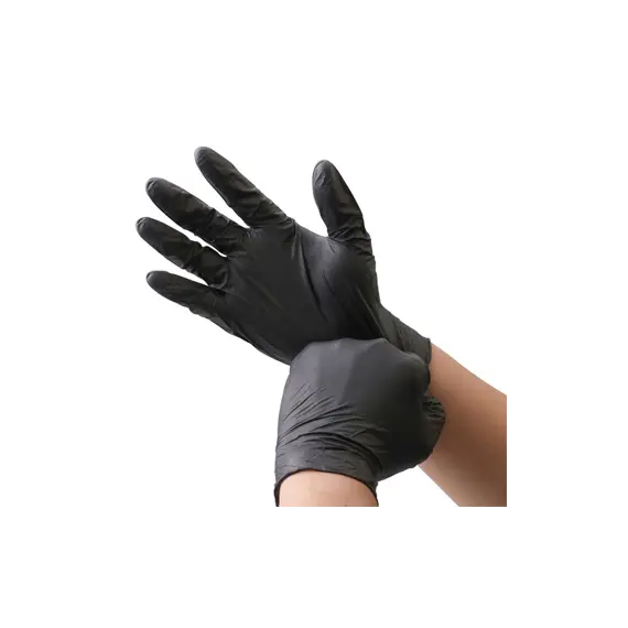 Luvas de Nitrilo XL Sem Pó Preto - Pack de 100 Unidades | Loja BluePixel