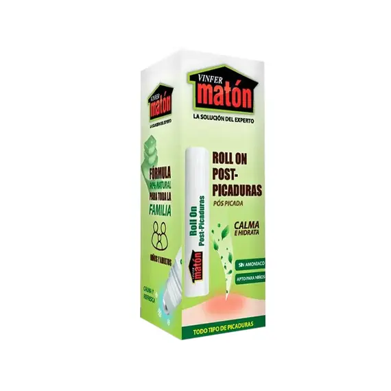 VINFER Roll On Pós-Picada Aloe 14ml - Alívio Rápido de Picadas de Insetos
