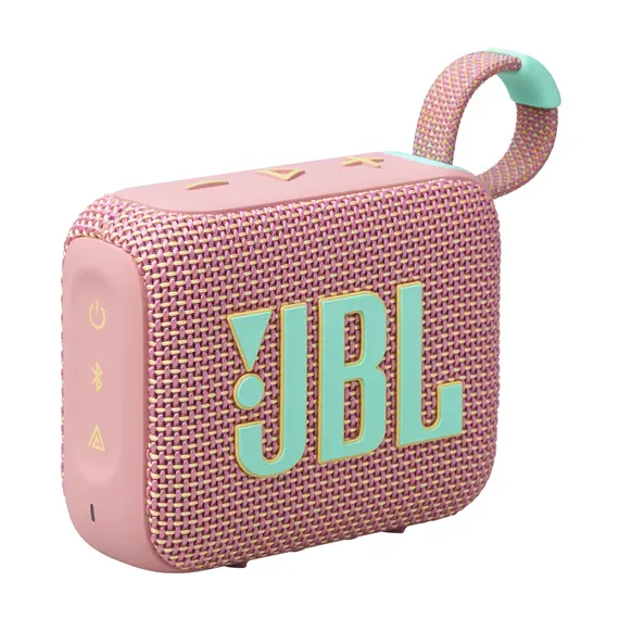 JBL GO 4 BT IP67 Altifalante Portátil Pink com USB-C | Resistente à Água e Bluetooth