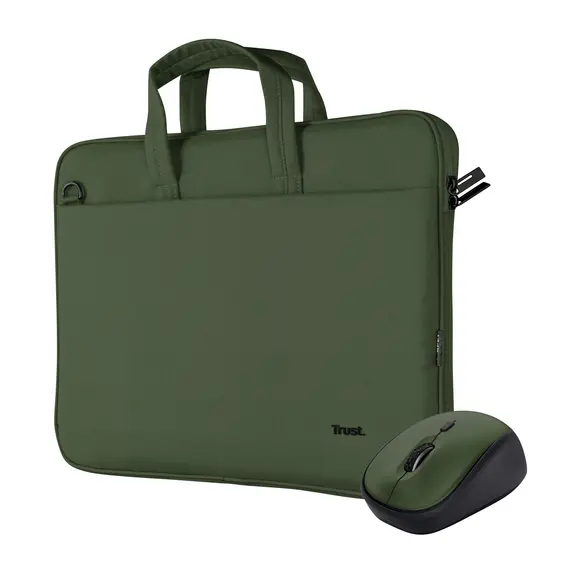 Trust Bologna Bundle Bag + Mouse Verde | Bolsa e rato de alta qualidade na bluepixel.pt