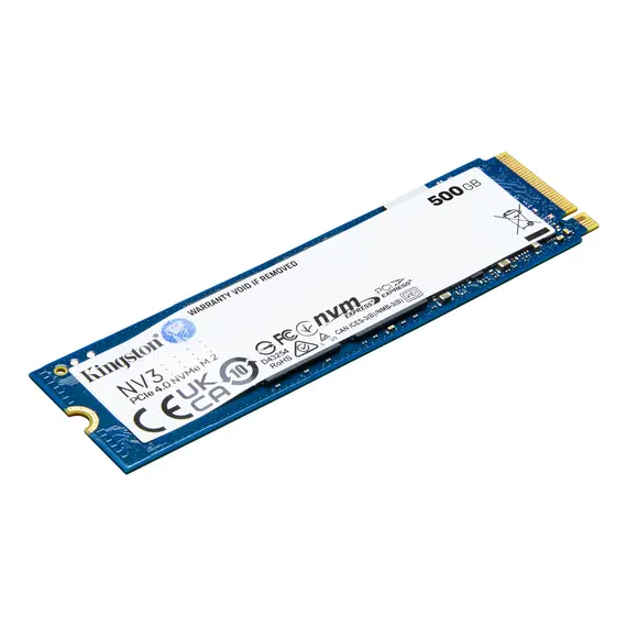Kingston 500GB NV3 M.2 2280 PCIe 4.0 NVMe SSD - Alta Performance e Fiabilidade