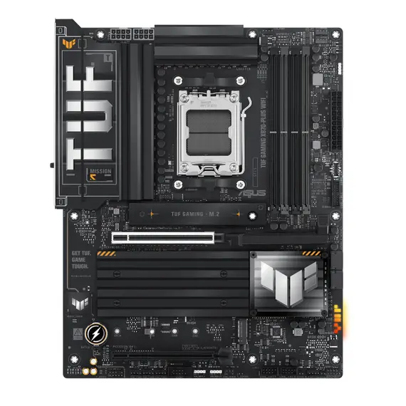 ASUS TUF GAMING X870-PLUS WIFI AM5 DDR5 ATX - Placa-mãe robusta para gaming e desempenho