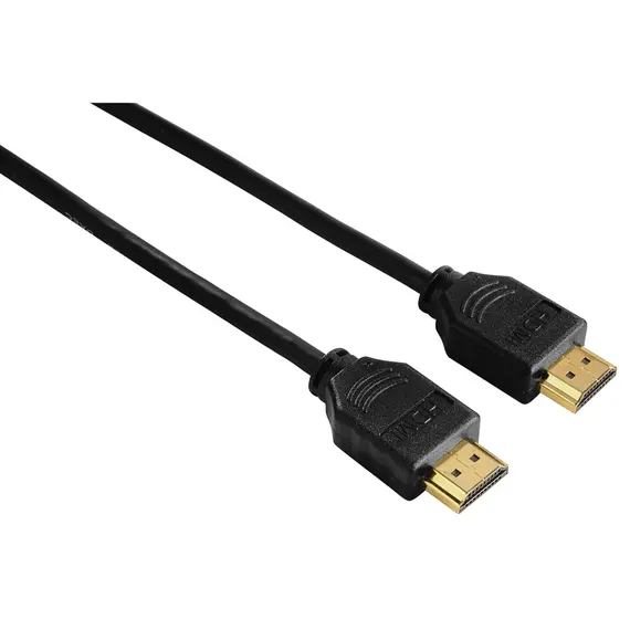 HAMA HDMI-CABLE GOLD 1.5M POLYB - Cabo HDMI de alta qualidade para ligações de alta definição