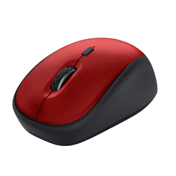 Trust Wireless Eco Mouse Red - Rato sem fios ecológico e ergonómico para computador | bluepixel.pt