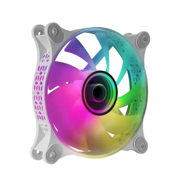 Ventoinha MARS GAMING MF-3D 12CM FAN ARGB PWM - Iluminação Infinite Mirror para PC