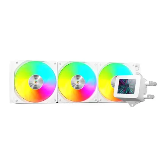 MARS GAMING ML-VISION360 Watercooling AIO 360mm com Fans ARGB e Display LCD para PCs de Alta Performance