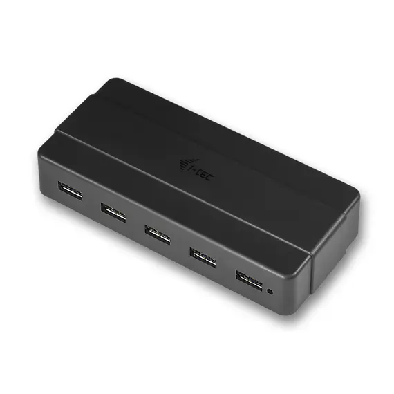 Hub de carregamento USB 3.0 I-TEC com 7 portas - Carregador eficiente para múltiplos dispositivos