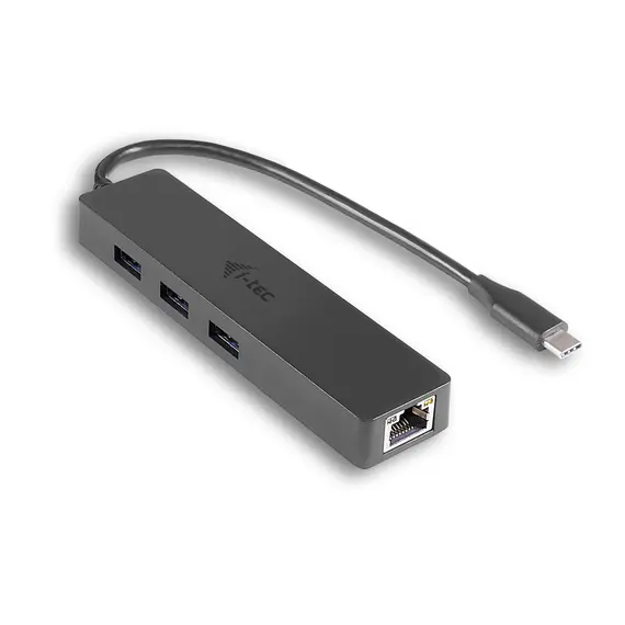 I-TEC USB C Slim HUB 3 Port com Ethernet Gigabit para MacBook Pro 2016 e mais | Loja BluePixel
